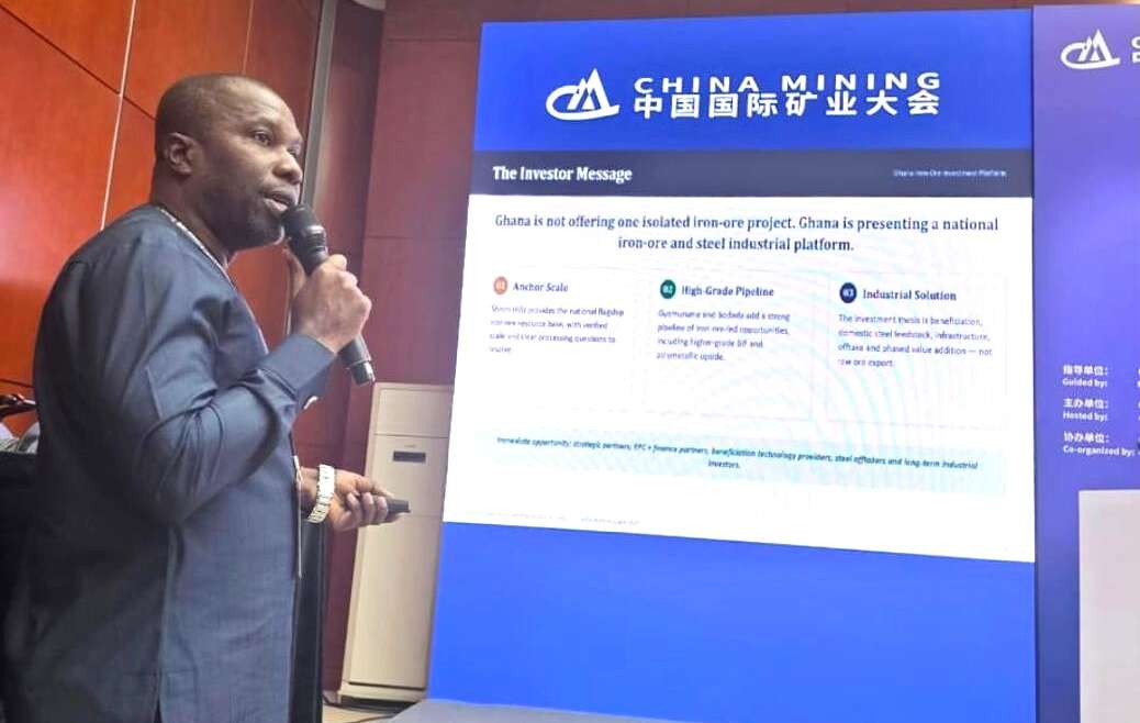 GIISDEC CEO Promotes Ghana’s Iron Ore Investment Potential at China Mining Conference