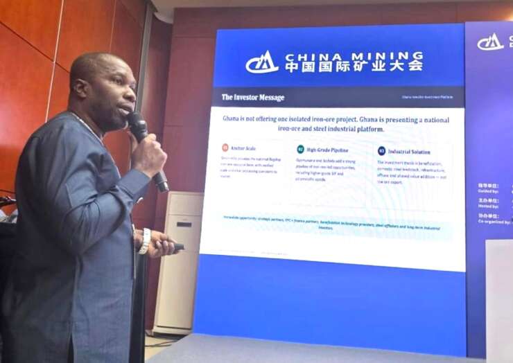 GIISDEC CEO Promotes Ghana’s Iron Ore Investment Potential at China Mining Conference